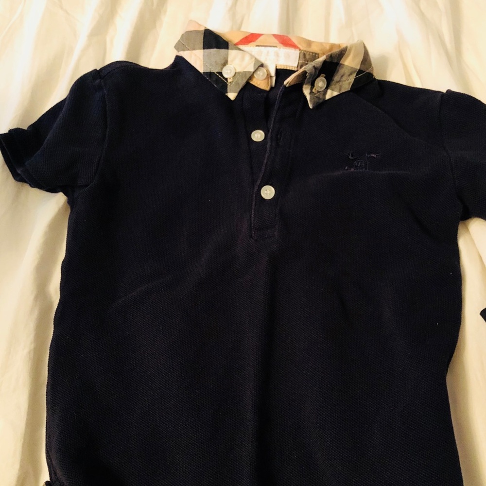 Burberry Toddler Blue Polo